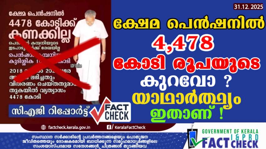 shortage of 4478 crore in welfare pensions the truth behind the reports